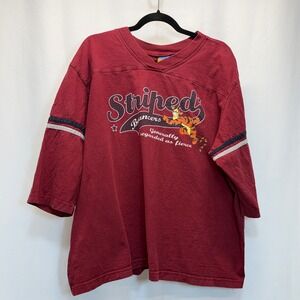 Disney Pooh Tigger Striped Bouncers 3/4 Sleeve T-Shirt Womens 26/28W Vintage